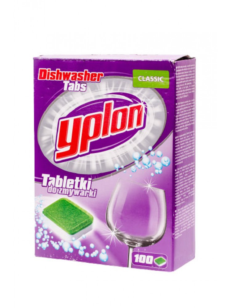 Indų plovimo tabletės indaplovei YPLON CLASSIC 100 vnt.